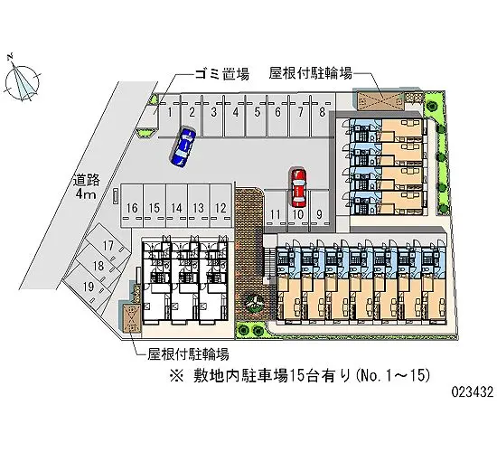 ★手数料０円★宇都宮市宮原３丁目　月極駐車場（LP）